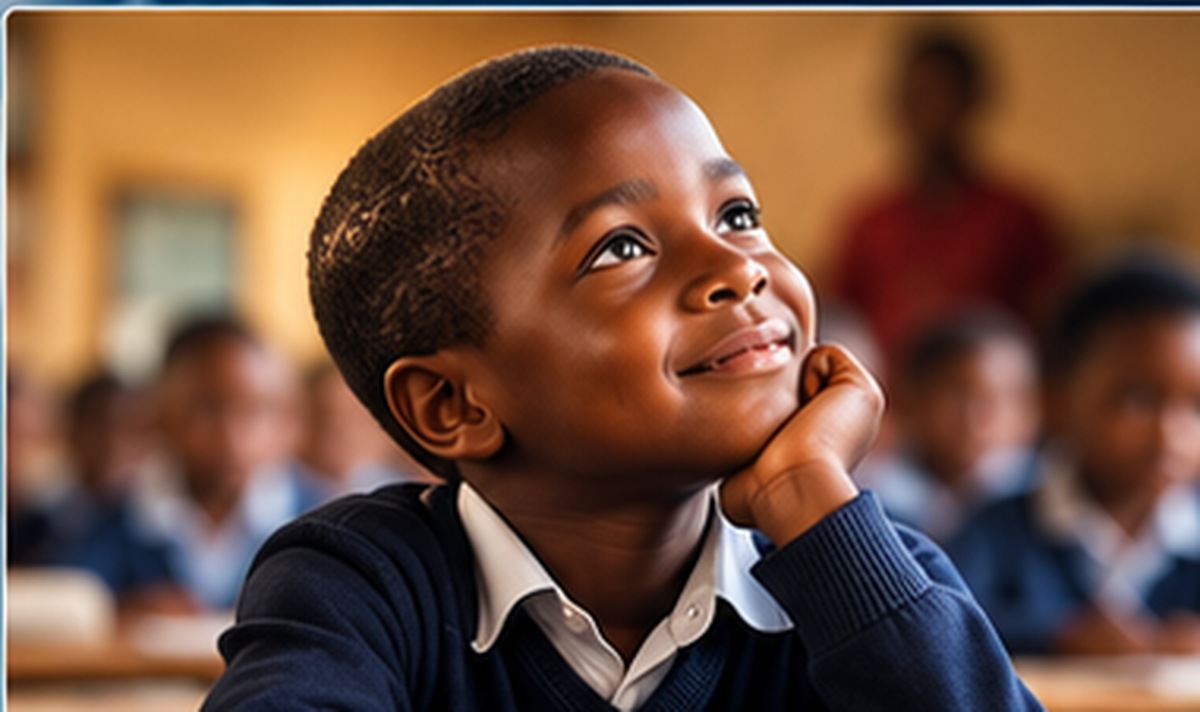 Learner imagining a brighter future