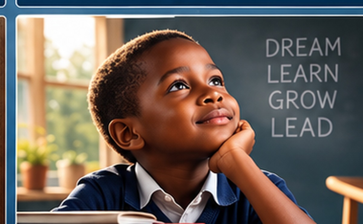 Learner imagining a brighter future